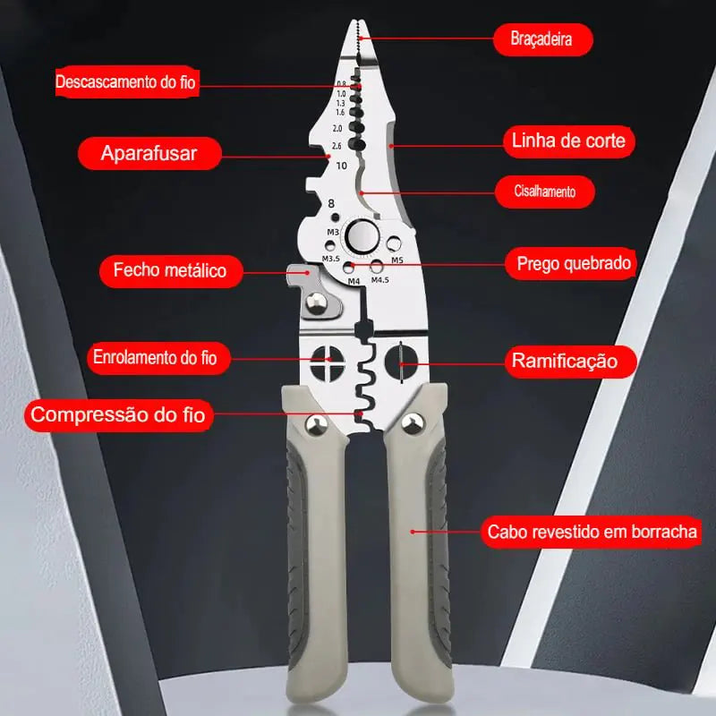 Alicate multifuncional para reparos elétricos