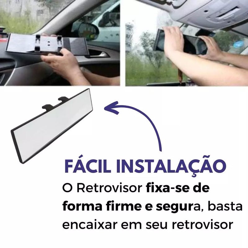 Retrovisor Panorâmico ExtraVision® - Segurança e Tecnologia para seu Carro