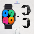 SmartWatch W69+ Amoled com 2 pulseiras e brinde exclusivo - 49mm