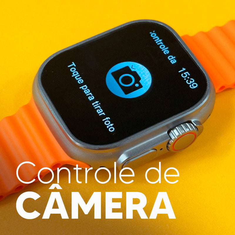 SmartWatch W69+ Amoled com 2 pulseiras e brinde exclusivo - 49mm