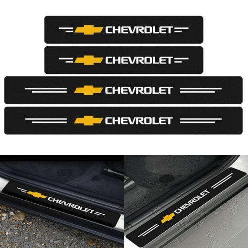 Adesivos de Carbono Para Portas Automotivas - Kit Com 4