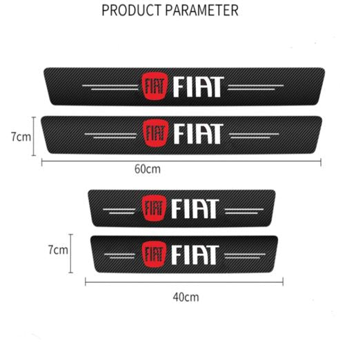 Adesivos de Carbono Para Portas Automotivas - Kit Com 4