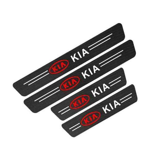 Adesivos de Carbono Para Portas Automotivas - Kit Com 4