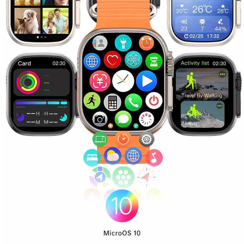 SmartWatch W69+ Amoled com 2 pulseiras e brinde exclusivo - 49mm