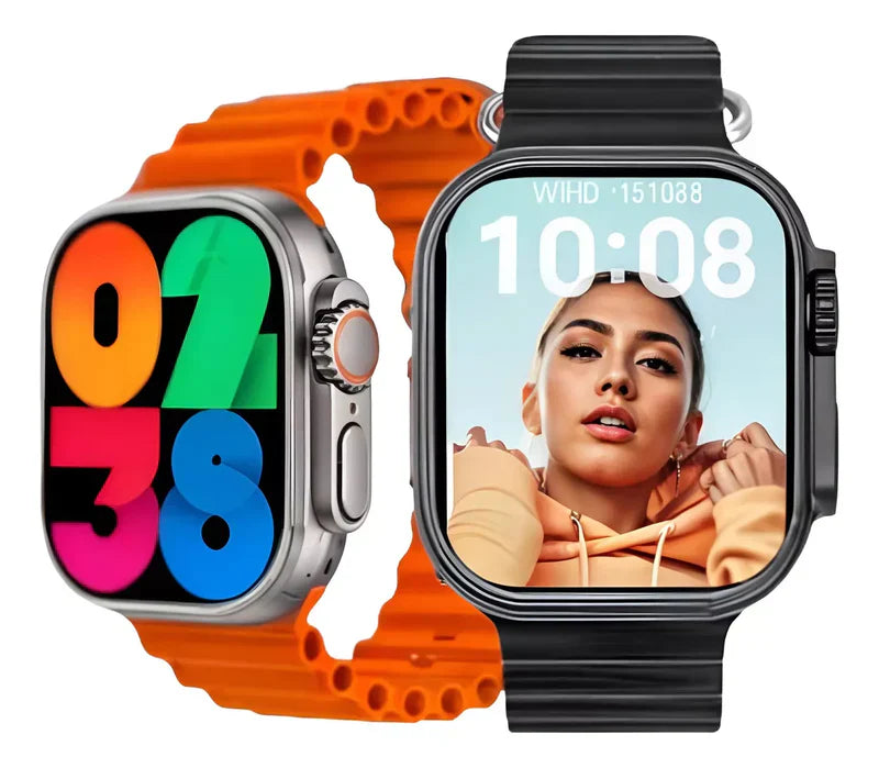 SmartWatch W69+ Amoled com 2 pulseiras e brinde exclusivo - 49mm